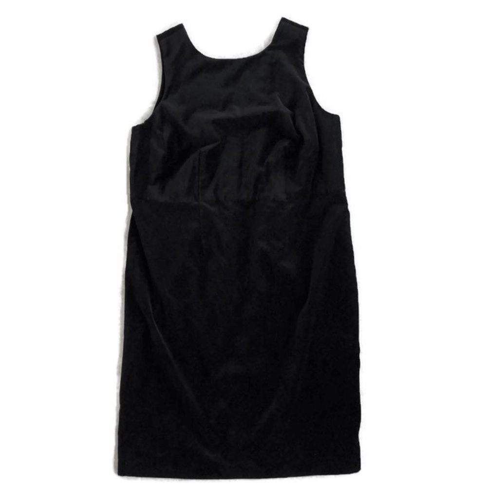 Talbots Black Velvet Sleeveless Dress-Sz 16W